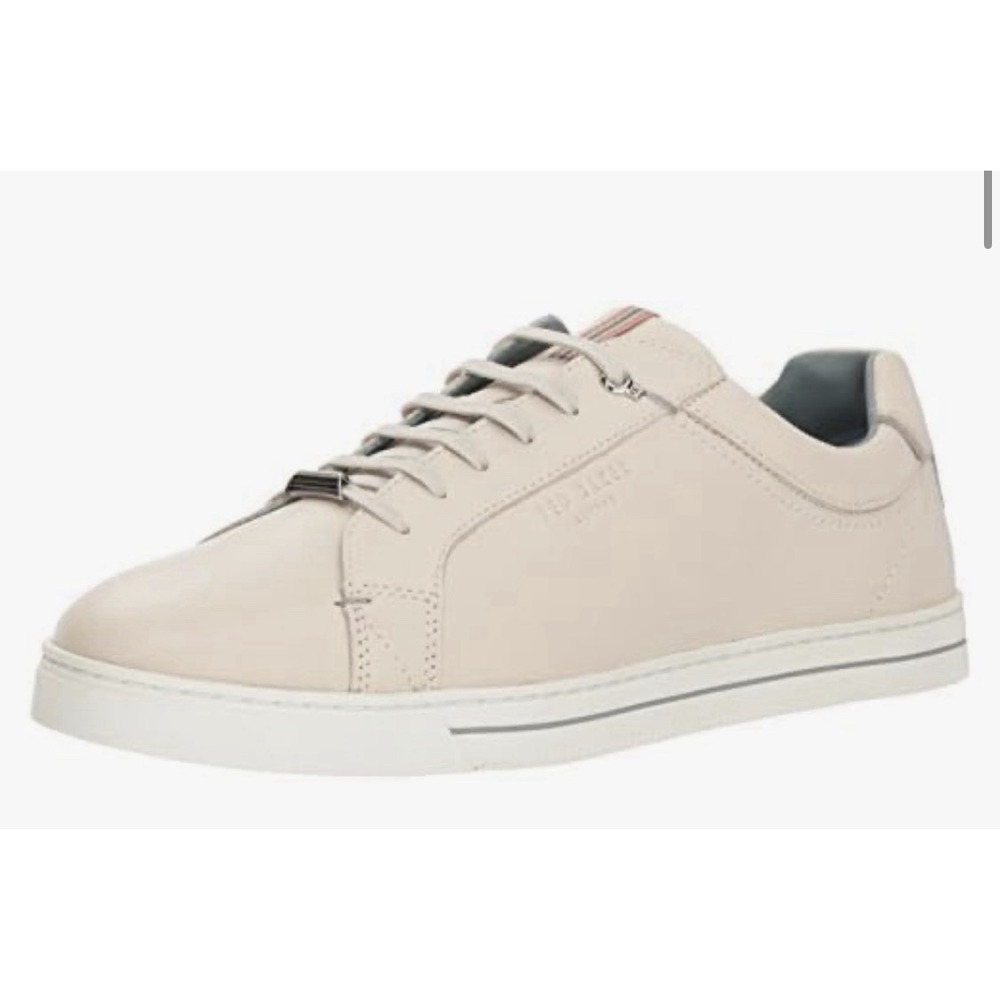 Ted Baker London NEW Men's‎ Thawne Leather Sneakers Shoes Size 11 Fawn Worn 2X